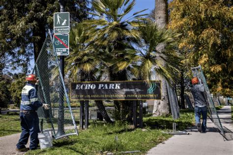 Residents Petition Against Removal Of Echo Park Fence